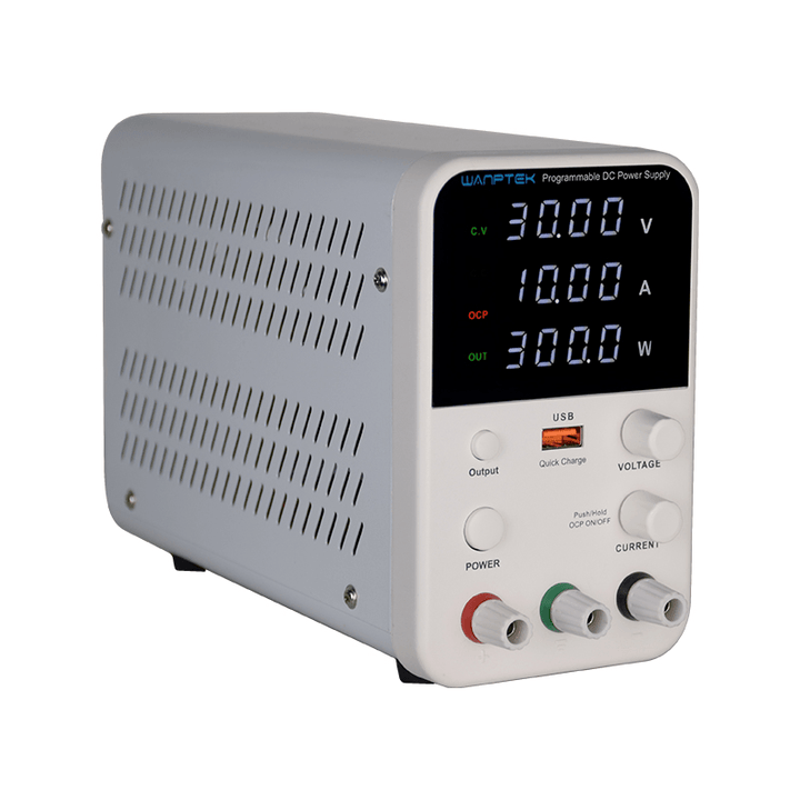 WANPTEK WPS3010B 30V 10A Adjustable DC Power Supply Programmable 4 Digits LED Display Switching Regulated Power Supply - MRSLM