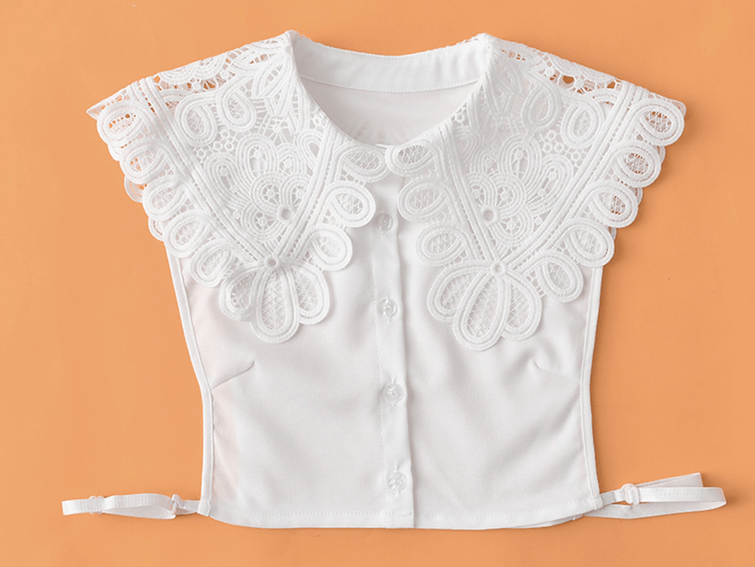 New Product Bust Collar Chiffon Inner Base Sweater - MRSLM