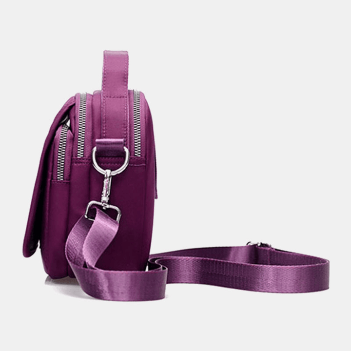 Women Mini Small Light Weight Waterproof Shoulder Bag Crossbody Bag Phone Bag - MRSLM
