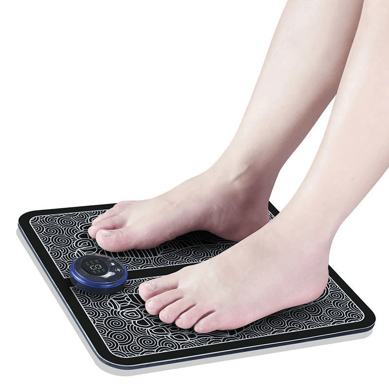 Pulse Electric Foot Massager Micro-Electric Intelligent Foot Pad Sole Foot Massage Cushions Foot Massager Acupuncture Point Foot Massager - MRSLM