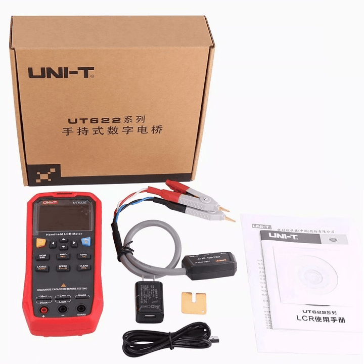 UNI-T® UT622A Handheld LCR Digital Bridge Frequency Inductance Resistance Capacitance Tester Multimeter Ohmmeter - MRSLM