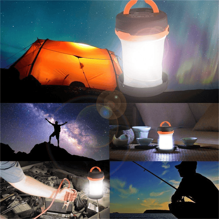 100LM Portable Waterproof LED Camping Tent Light Outdoor Emergency Lantern Battery Flashlight Lamp - MRSLM