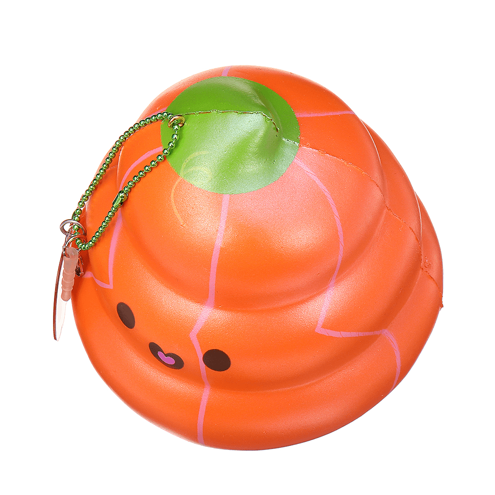 Puni Maru 14Cm Squishy Pumpkin Poop Super Slow Rising Toy Tag Gift - MRSLM