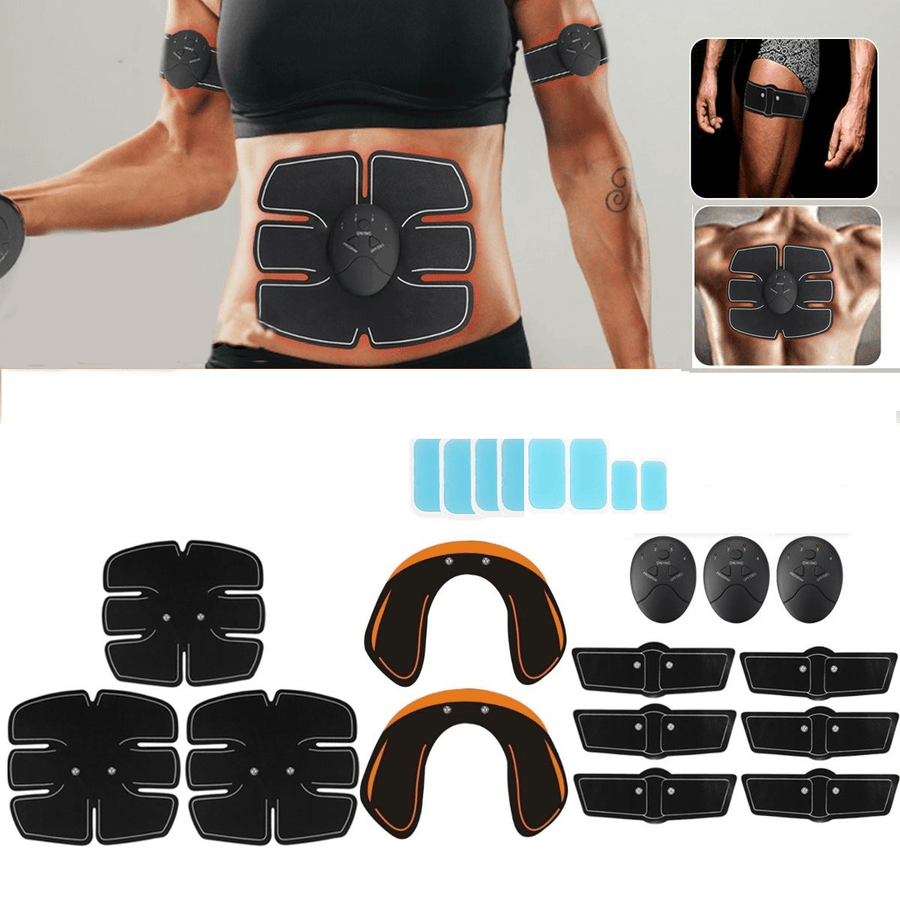 KALOAD 32Pcs/Set ABS Stimulator Hip Trainer Buttocks Lifter Abdominal Muscle Trainer Sports Fitness Body Shaping - MRSLM