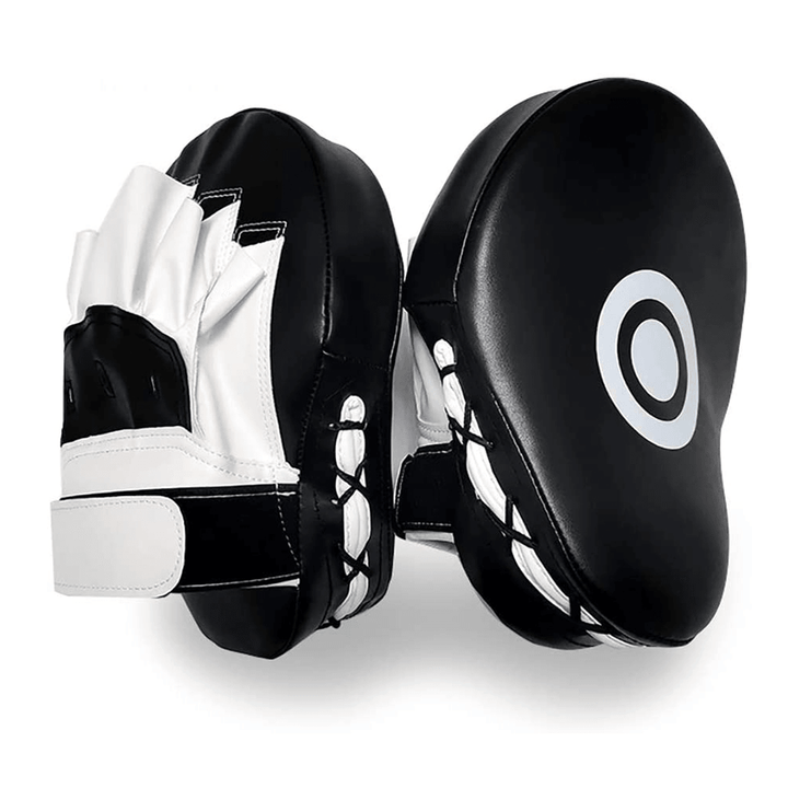 1PC KALOAD Boxing Curved Focus Punching Mitts Leatherette Training Hand Pads for Karate, Muay Thai Kick, Sparring, Dojo, Martial Arts - MRSLM