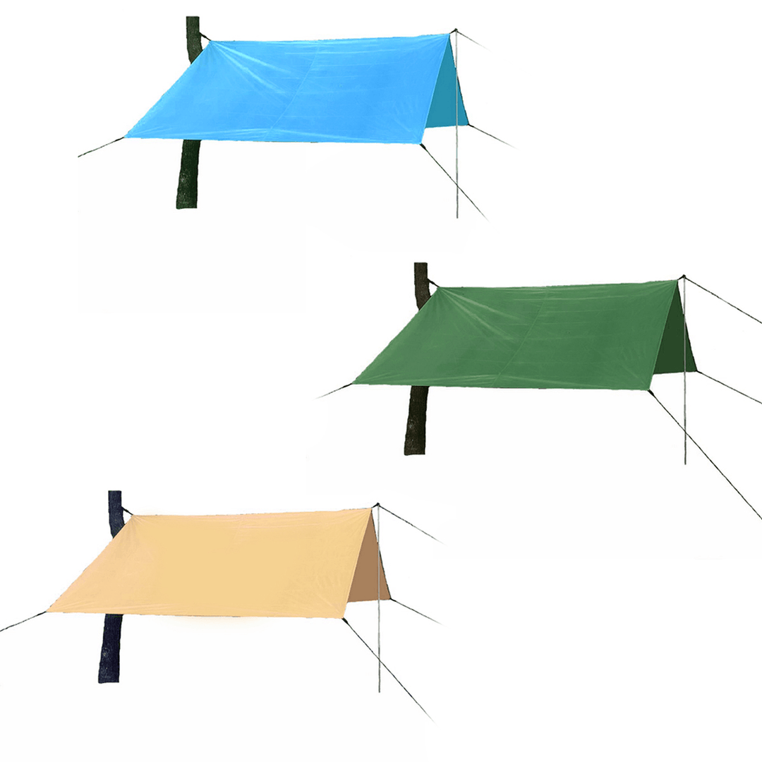 400X300Cm Outdoor Rainshed Sunshade Sky Curtain Camping Tent Tarp Camping Beach Picnic Sun Shelter Awning Tent - MRSLM