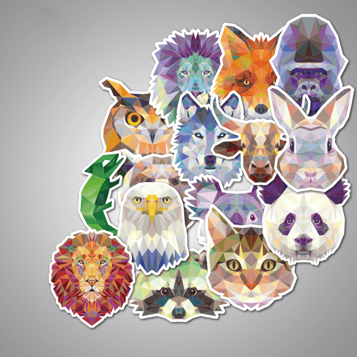 35Pcs Animal Car Stickers Mixed Funny Cartoon for Luggage Laptop Computers Bicycles Decor Motorcycle Mixed Cartoon Vinyl Decals Pvc Waterproof Sticker - MRSLM