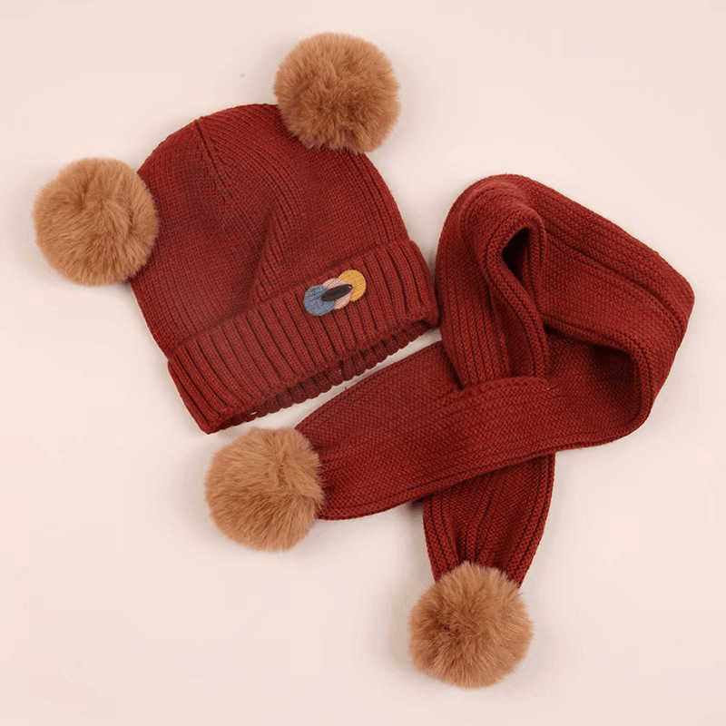Lovely Wool Hat Solid Color Plush Warm Hat - MRSLM
