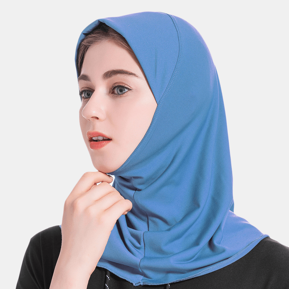 Hijab Scarf Women Solid Crystal Hemp - MRSLM
