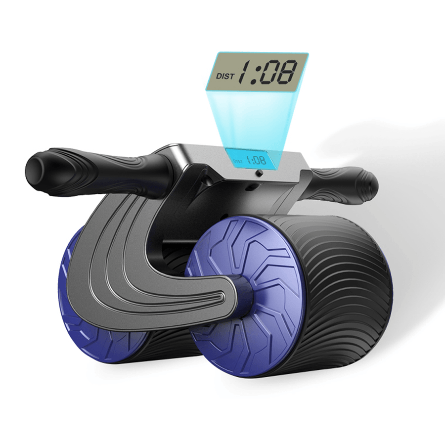KALOAD Smart Ab Roller Rebound Intelligent Digital Display Counting Abdominal Core Strength Training Home Gym Fitness Equipment - MRSLM