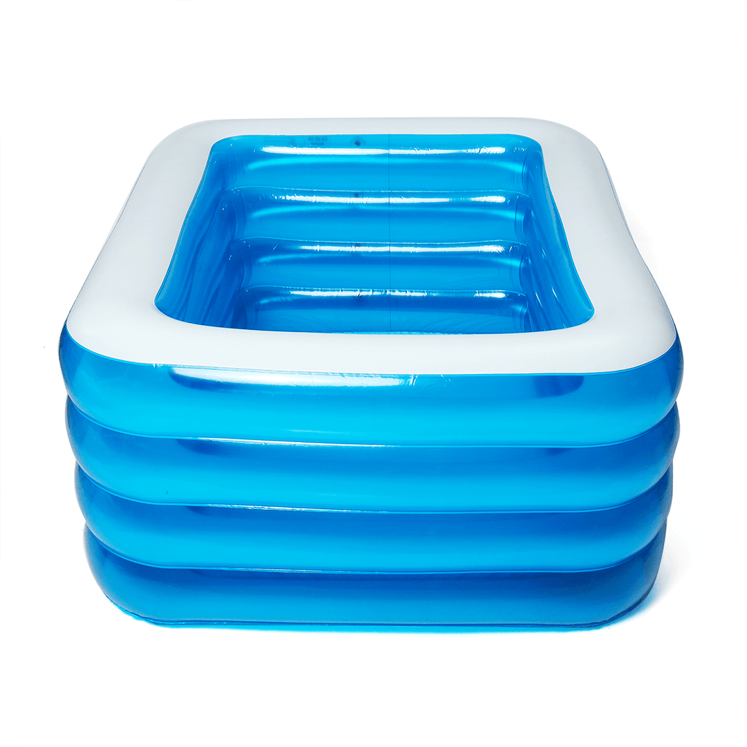 PVC 3/4 Layers Inflatable Swimming Pool Camping Garden Ground Pool - MRSLM