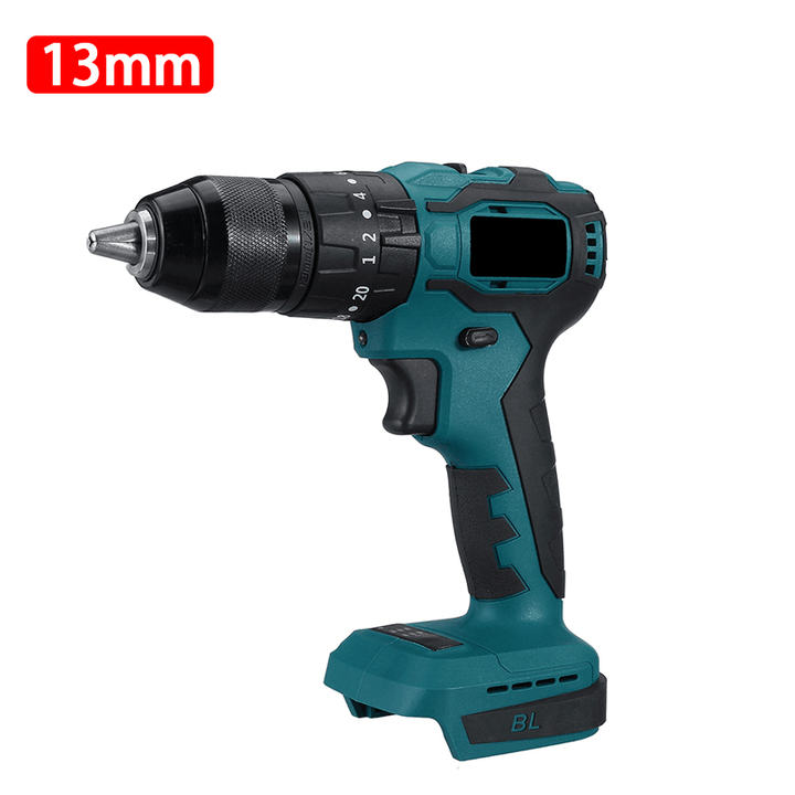 Cordless Impact Driver Drill Wrench Combo Kit 10/13Mm Impact Drill Power Tool without Battery - MRSLM