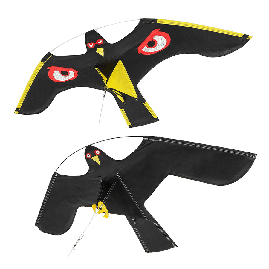 Emulation Flying Hawk Bird Scarer Drive Bird Kite for Garden Scarecrow Yard Home - MRSLM