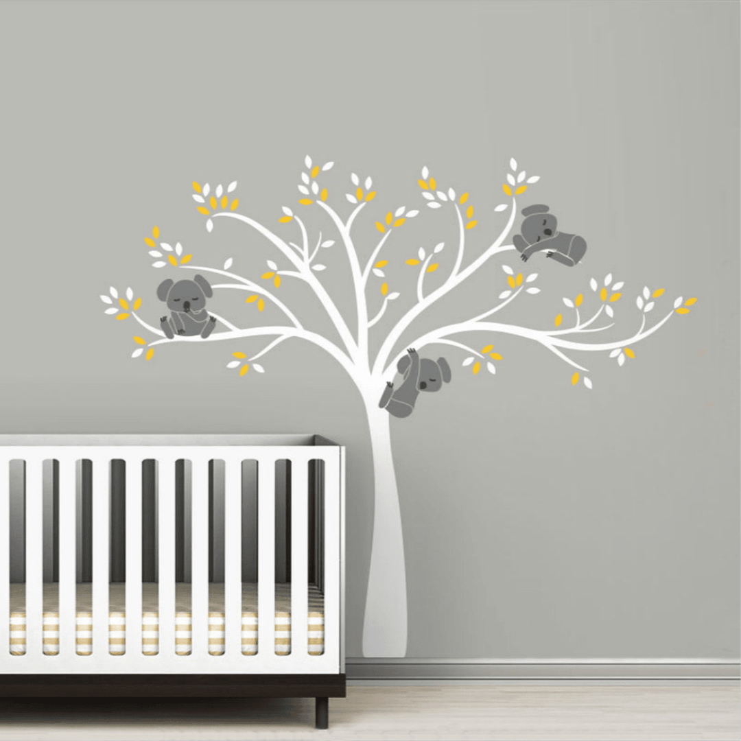 Removable Mural Koala Tree Wall Sticker Kids Decals Home Room Nursery - MRSLM