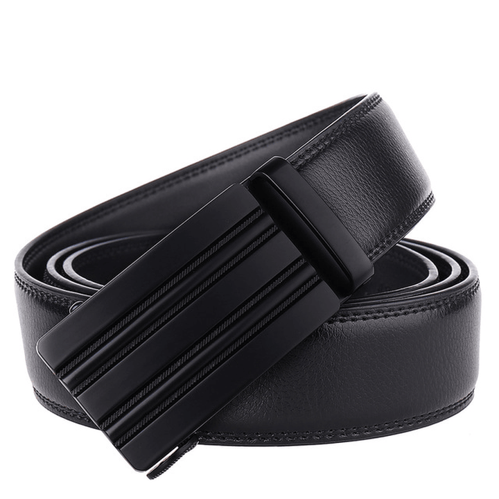 Men'S Leather Automatic Buckle Belt - MRSLM