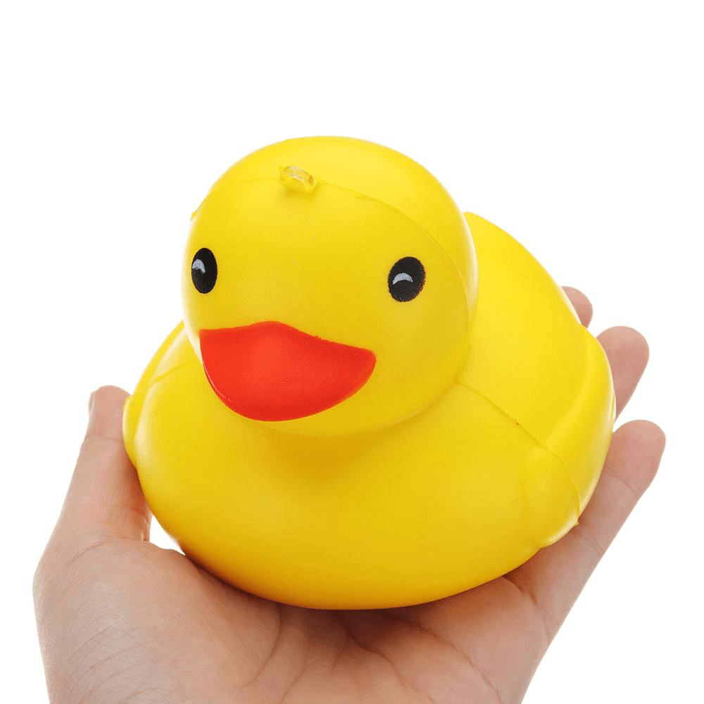 Cartoon Yellow Duck Squishy 9.5*8CM Slow Rising with Packaging Collection Gift Soft Toy - MRSLM