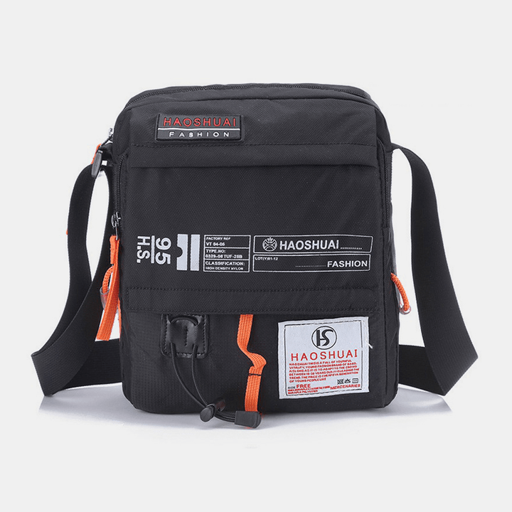 Men Fashion Outdoor Travel Bag Nylon Waterproof Shoulder Bag Crossbody Bag - MRSLM