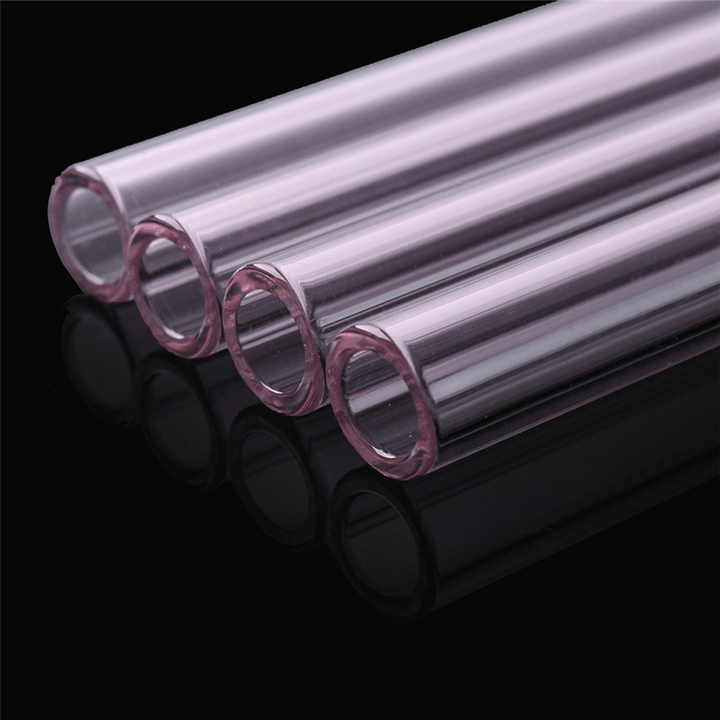 4Pcs 150Mm Transparent Purple Borosilicate Glass Tube Tubing Pyrex Tubes Blowing Tube Test Tube 12Mm OD 2.2 Thick Wall - MRSLM