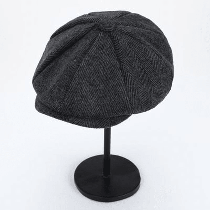 Outdoor Leisure British Big Head Retro Newsboy Beret - MRSLM