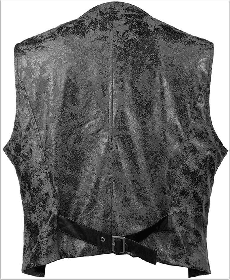 Suede Single-Breasted Waistcoat Trendy Waistcoat Vest - MRSLM