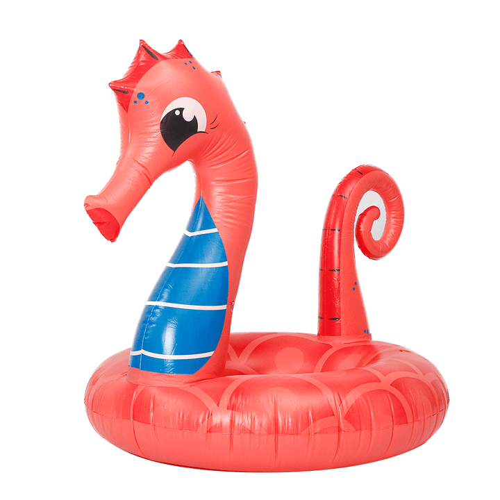 Large Seahorse Inflatable Hippocampus Giant Swimming Pool Ring Floats Bed Water Pool Raft Camping Beach Water Sport Toys Lounge Travel - MRSLM