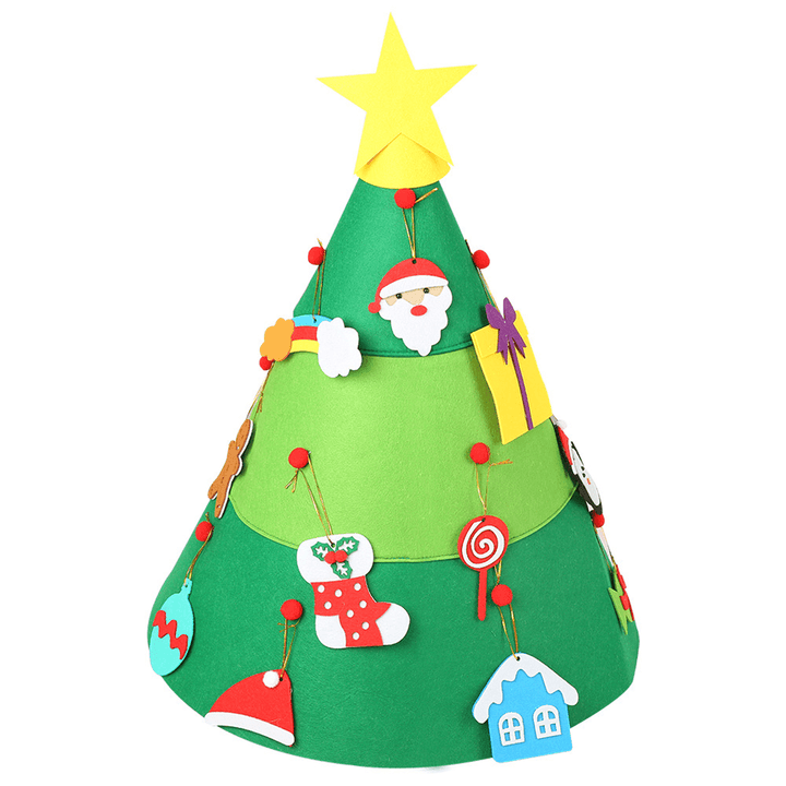 DIY Christmas Tree Ornaments Home Decorations Educational Toys Gifts for Kids - MRSLM