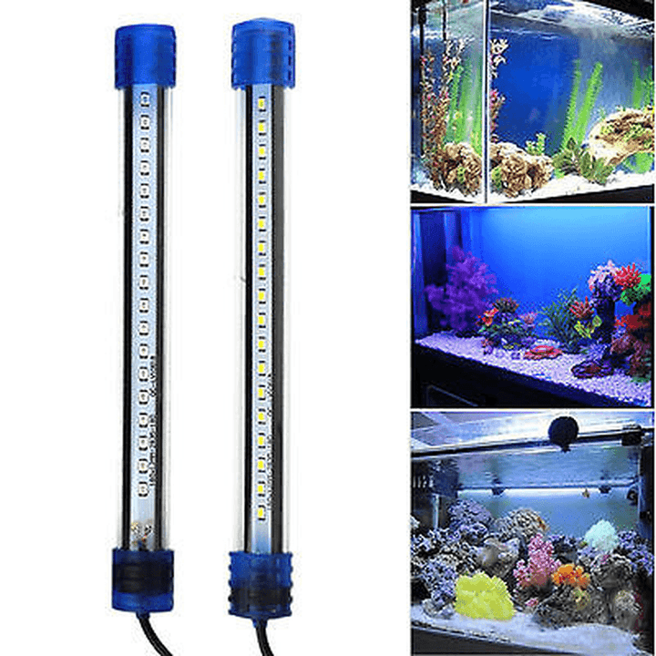 Aquarium Waterproof LED Light Bar Fish Tank Submersible down Light Tropical Aquarium Products 3W 30CM - MRSLM