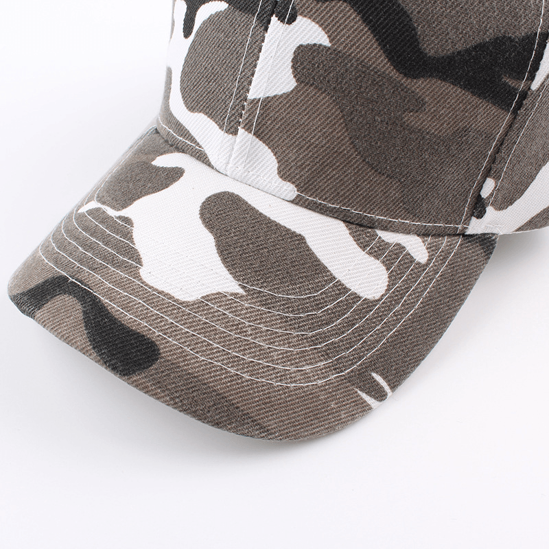 Retro Cap Camouflage Baseball Cap Men'S and Women'S Sun Hat Curved Brim Hat - MRSLM