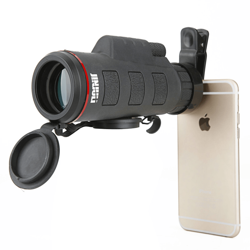 JINJULI 40X60 HD Mobile Telescope with Compass Portable Handheld Night Vision Low Light Binoculars - MRSLM