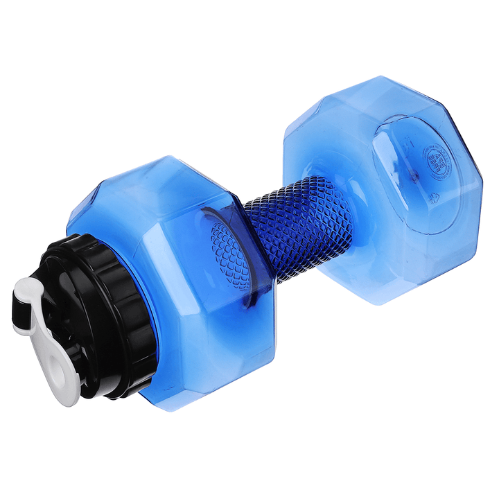 2.2L Large Dumbbell Shape Water Cup Kettle Portable Sport Gym Fitness Bottle - MRSLM