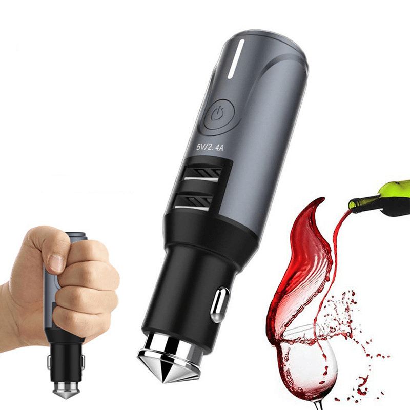 USB Port Pocket Breathalyzer Alcohol Breath Tester Smart Charging Gas Detector Analyzer Meter Car Alcohol Tester - MRSLM