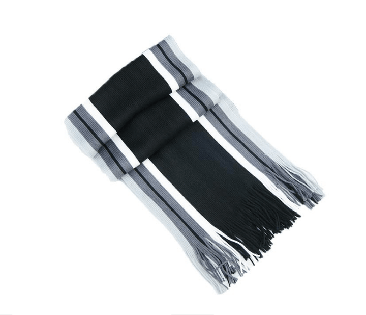Knitted Warmth and Color Matching Striped Men'S Scarf - MRSLM