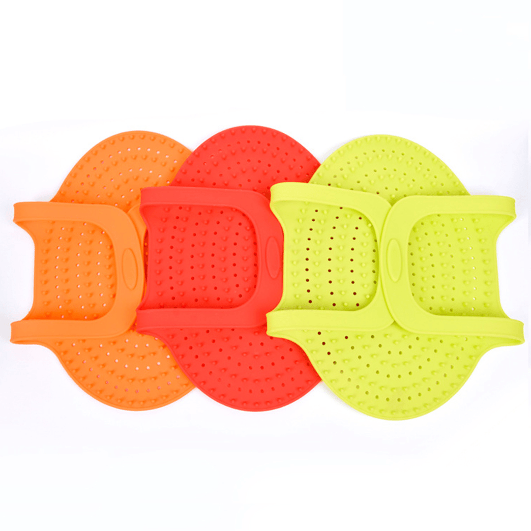Large Silicone BBQ Mat Heat Resistant Non-Stick Oven Barbeque Meat Pad Turkey Poultry Lifter - MRSLM