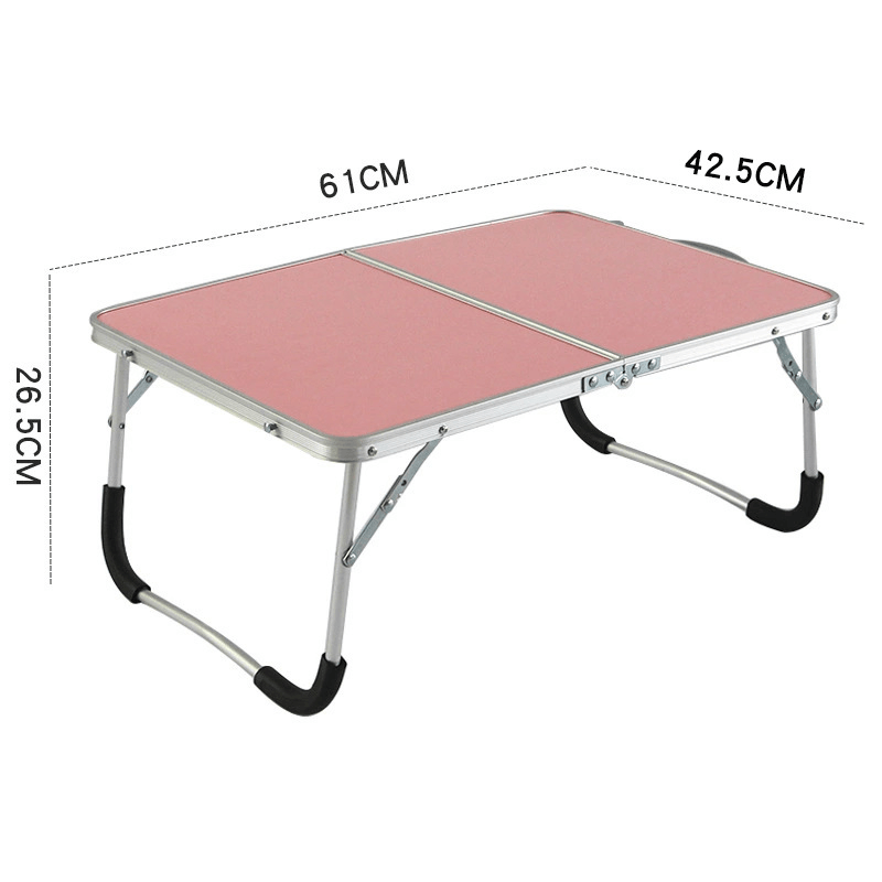 Double Folding Laptop Desk Computer Table Portable Foldable Outdoor Picnic Table Desk PC Laptop Table Writing Workstation Home Office Furniture - MRSLM