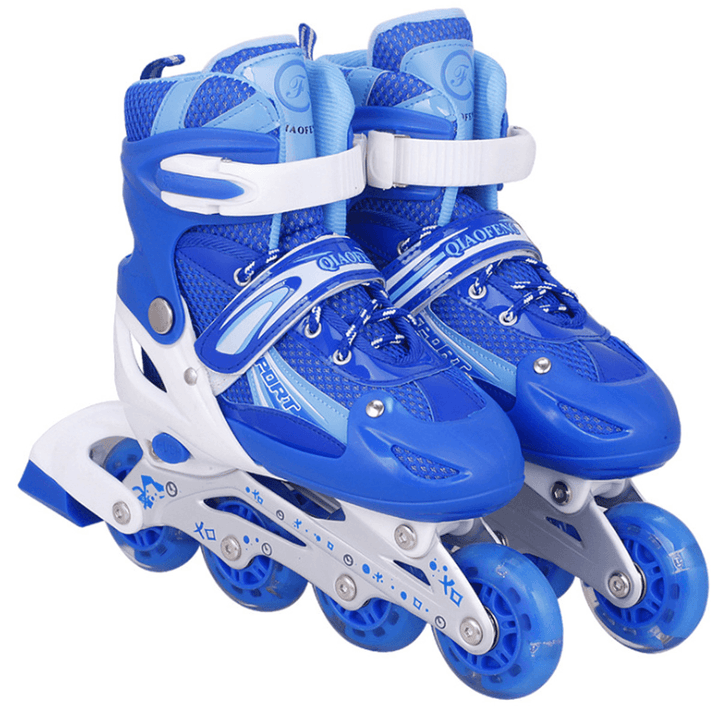 Single Flash Skates Skate Shoes Inline Skates Adjustable Inline Skates Speed Skates Breathable Adult Children'S Roller Skates - MRSLM