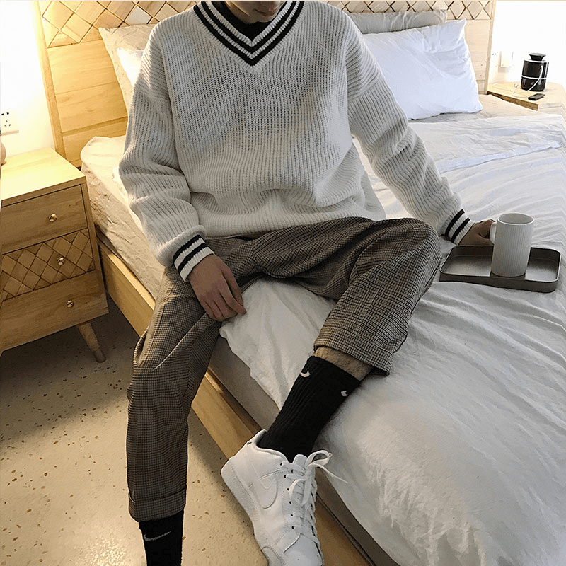 Trendy Loose Harajuku Style Sweater Sweater - MRSLM