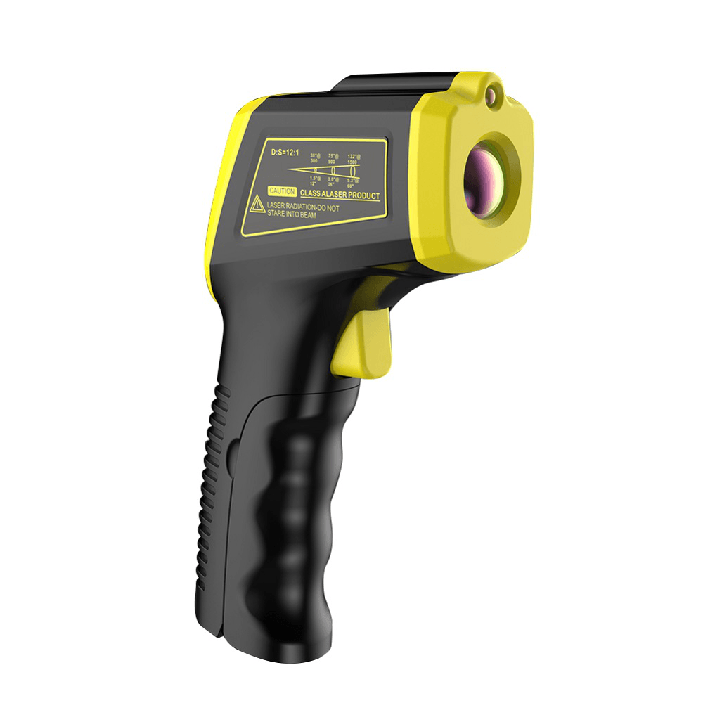 GM32S Digital Infrared Thermometer -50 ~ 600℃ (-58~1112℉) Non-Contact Pyrometer LCD Infrared Laser Infrared Digital Temperature Thermometer Gu - MRSLM