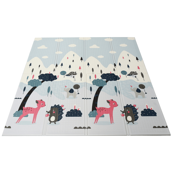 Double-Sided Folding Children'S Crawling Mat Thickened Climbing Mats Baby Game Mat Player for Kids Activity - MRSLM