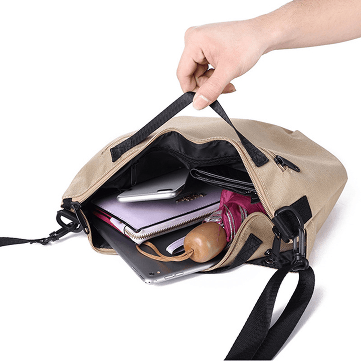 Men Oxford Leisure Handbag Outdoor Sport Crossbody Bag - MRSLM