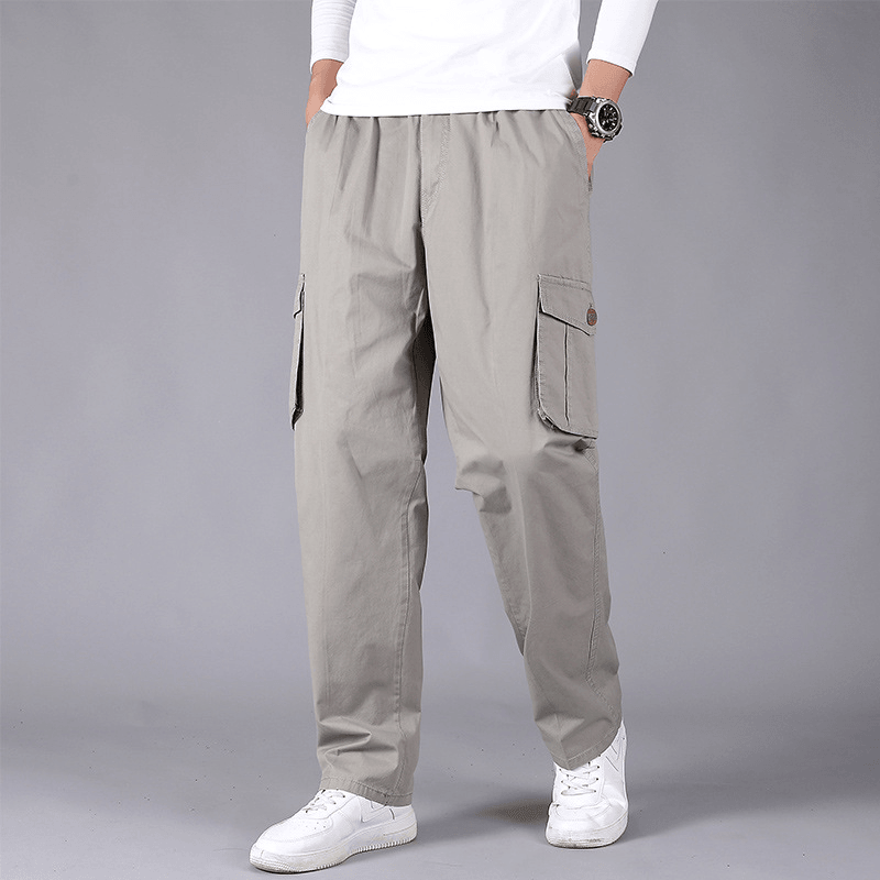 Thin Fat Pants Korean Style Loose Straight Leg - MRSLM