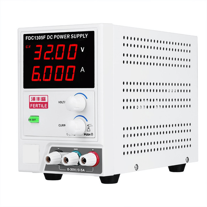 FERTILE FDC1305F 110V/220V 30V 5A Coded DC Power Supply Variable Adjustable High Precision 4 Digits Display Switching Regulated Power Supply - MRSLM
