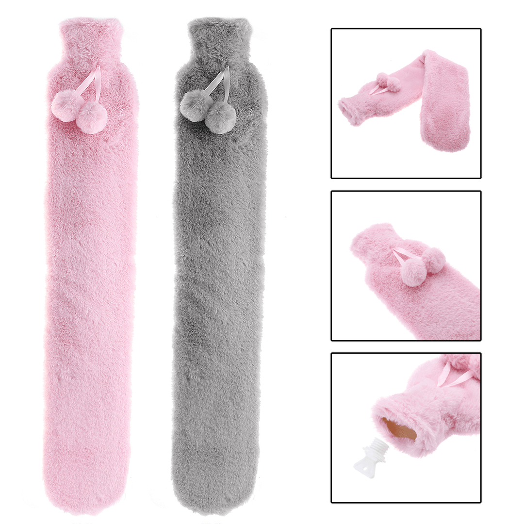74X14Cm Hot Water Bottles Large Long Area Warm Relaxing Heat with Removable Cover - MRSLM