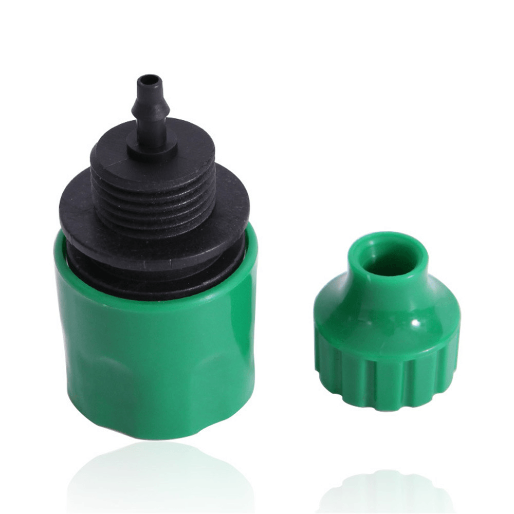 10Pcs Garden Water Quick Coupling 1/4 Inch Hose Quick Connectors Garden Irrigation Pipe Connectors Homebrew PVC Watering Tubing Fitting - MRSLM