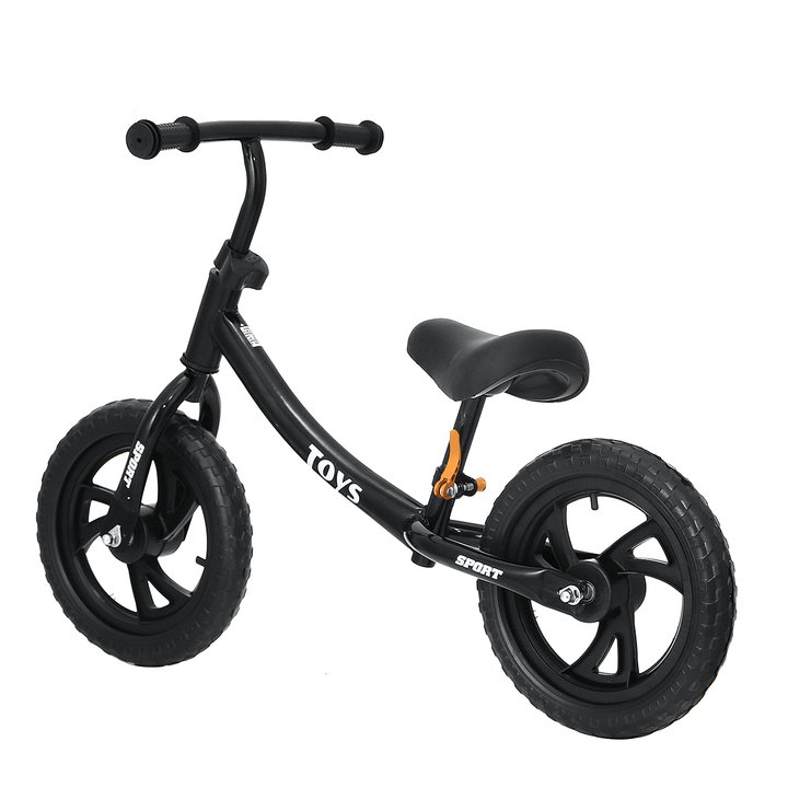 12'' Balance Bike Kids Toddler No Pedals Adjustable Training Riding Walking Toys - MRSLM