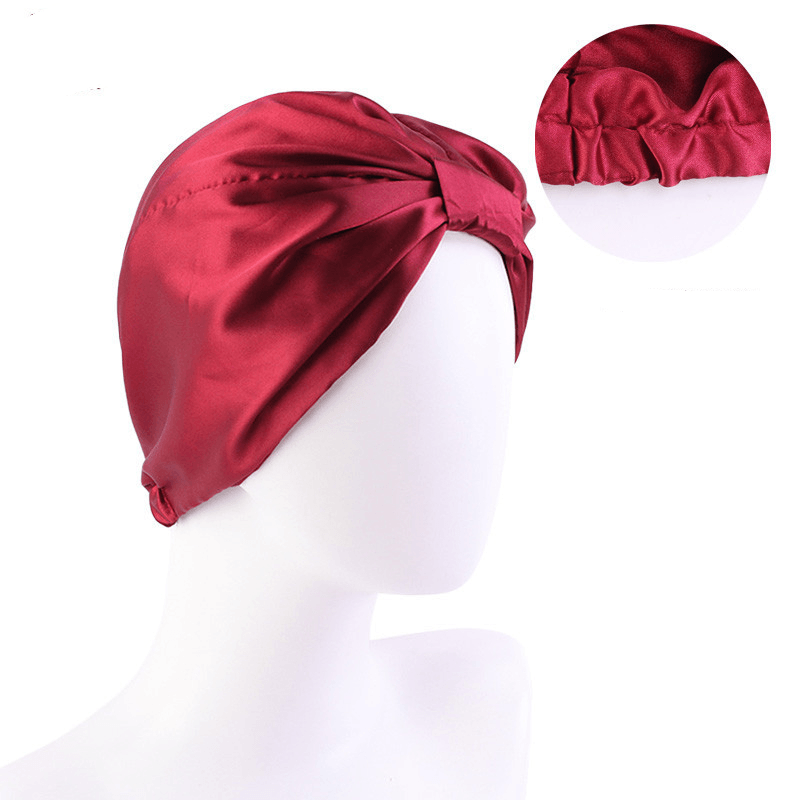 Contrast Knotted Bandana Hat - MRSLM