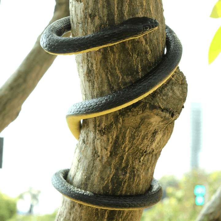 Artificial Realistic Snake Lifelike Real Scary Rubber Toys Prank Party Joke Halloween - MRSLM