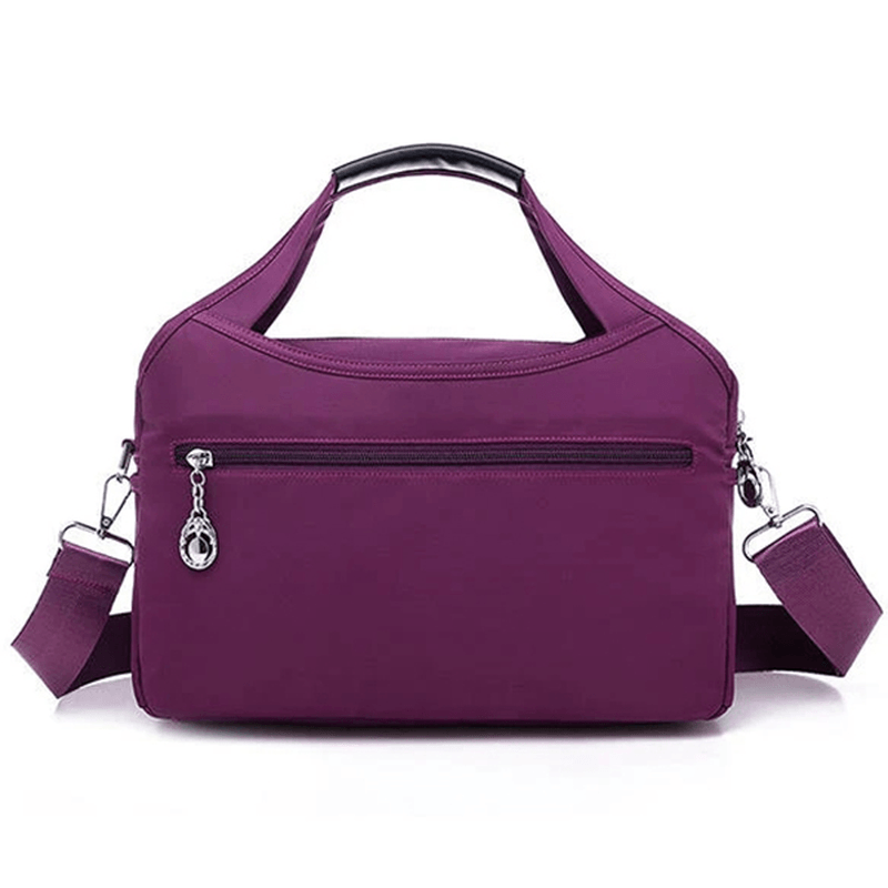 Women Large Capacity Multi-Pocket Shoulder Bag Handbag for Outdoor - MRSLM