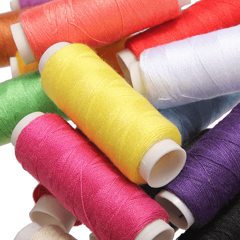 24 Color Cotton Sewing Thread Spools Sewing Machine Accessories - MRSLM