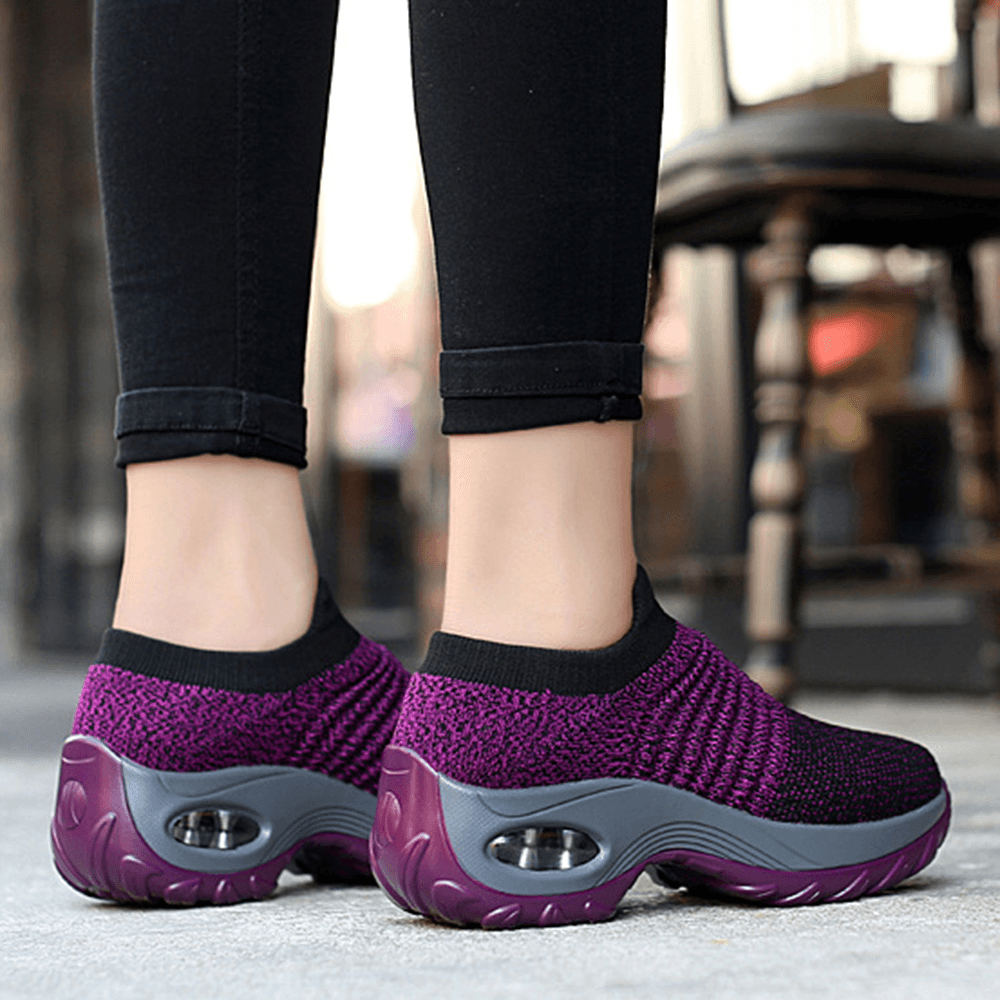 Women Casual Shoes Mesh Cushioned Outdoor Sneakers - MRSLM