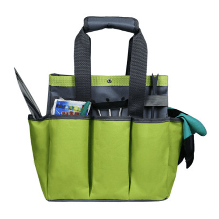 Multi-Functional Portable Garden Kit Garden Storage Bag with inside and outside Pockets Tote Bag Garden Supplies - MRSLM